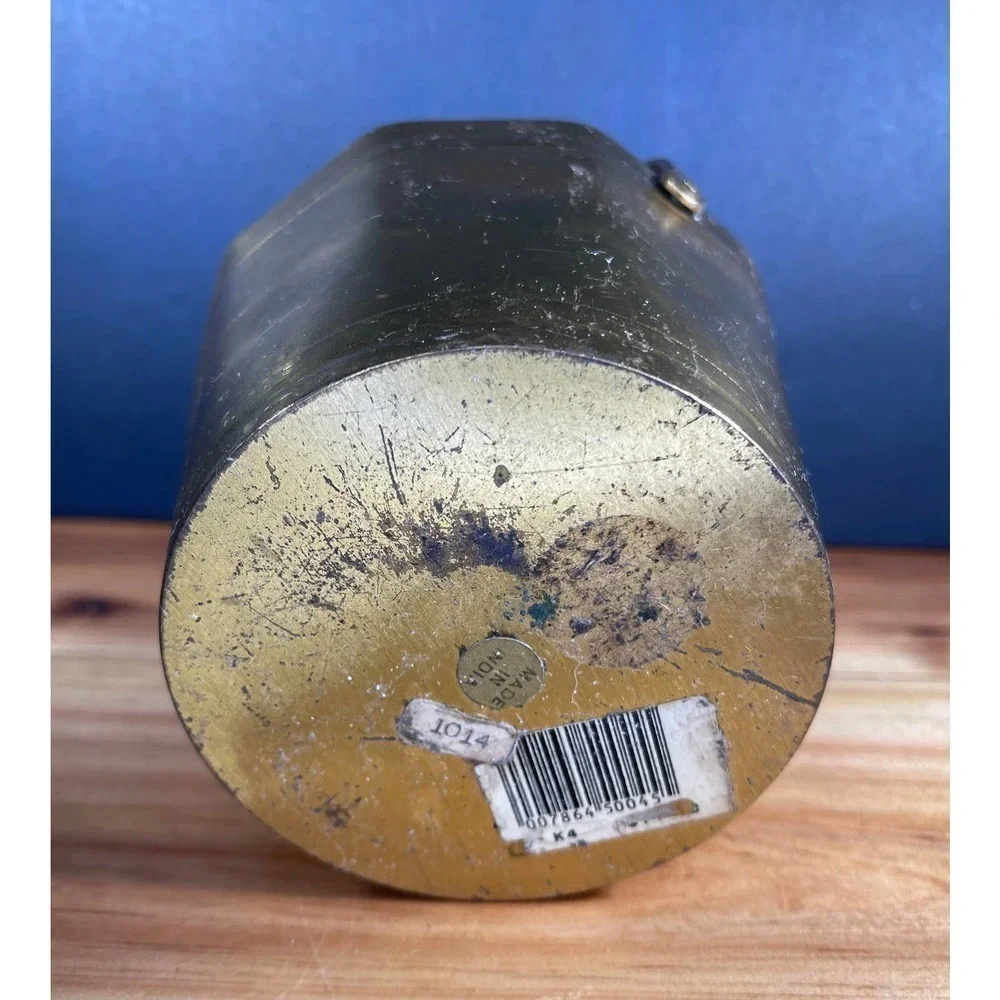 VINTAGE Small Solid Brass Bucket Made in India